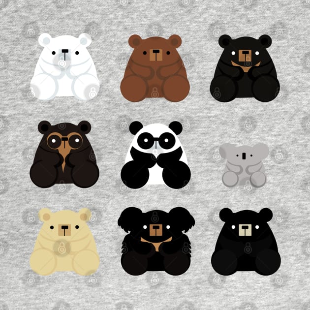 Types of bears by KatherineBlowerDesigns